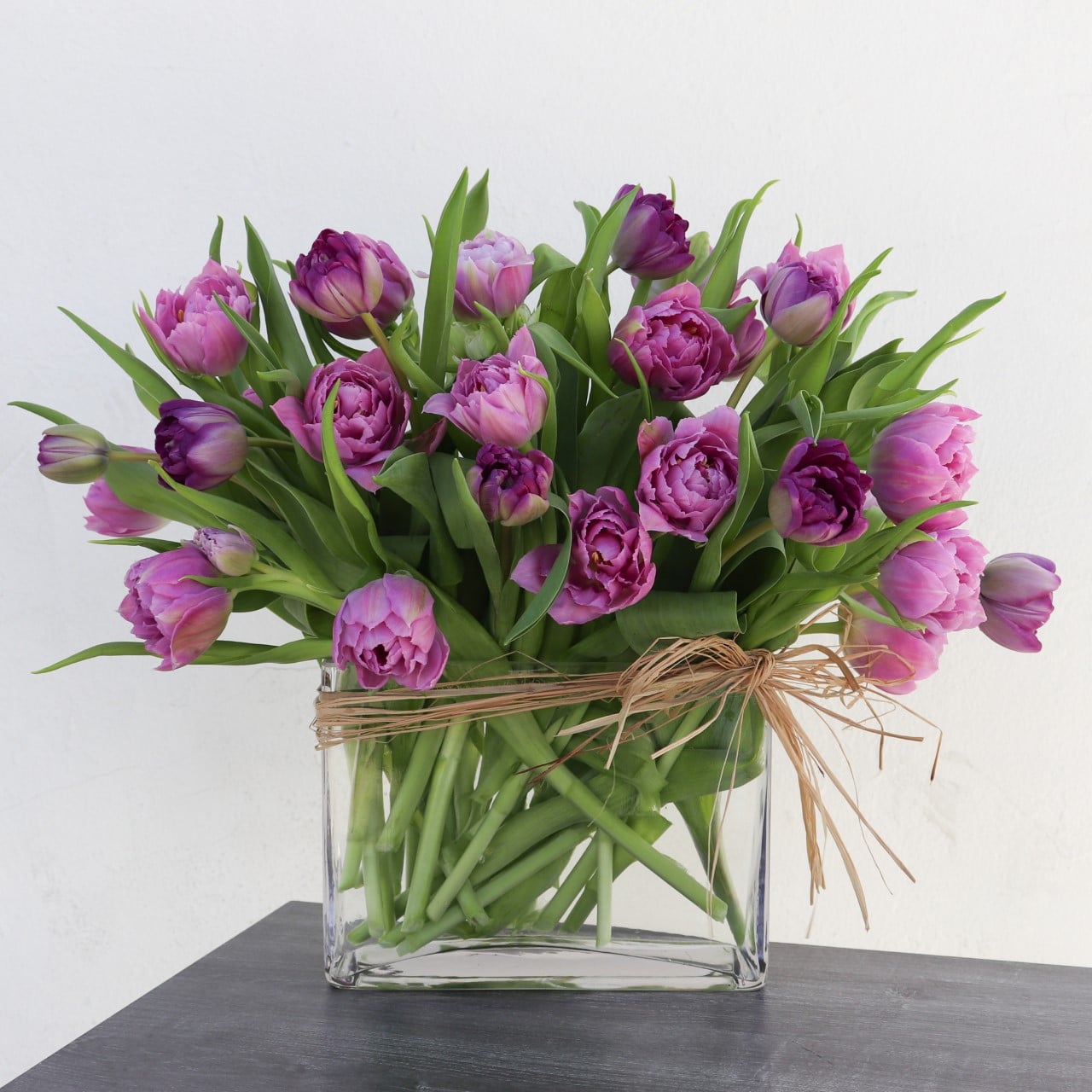 30 Purple Tulips