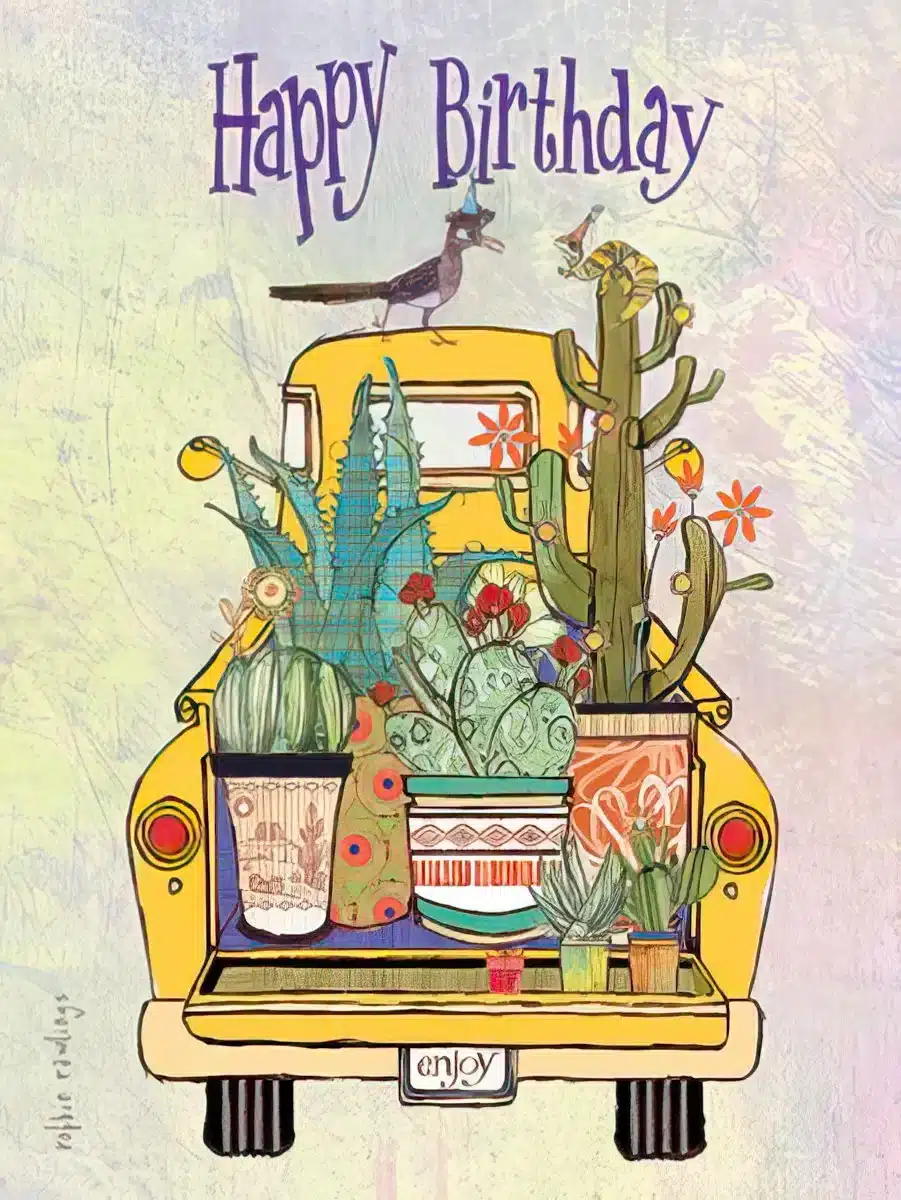 Happy Birthday Cactus Truck