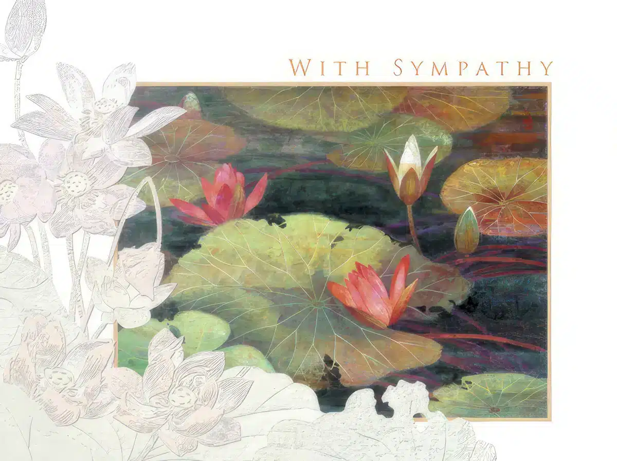 With Sympathy Card